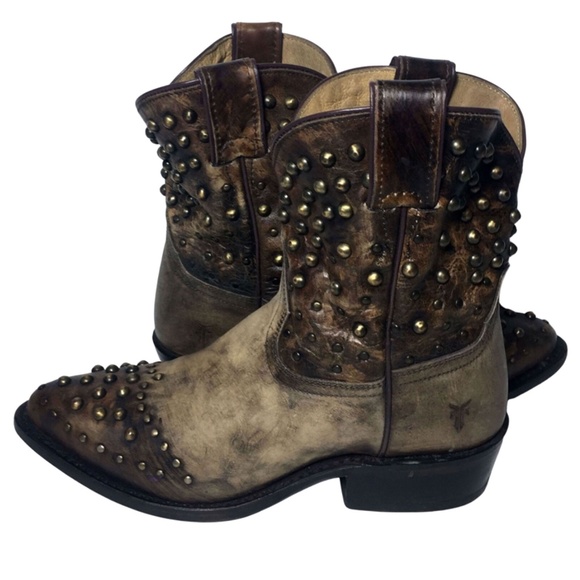 frye studded boots